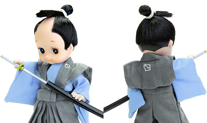 11FQ-A08-GE】フル可動 武家QP グレー(ぶけきゅうぴぃ) OBITSU SHOP